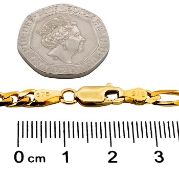 9ct gold 15.8g 22 inch figaro Chain